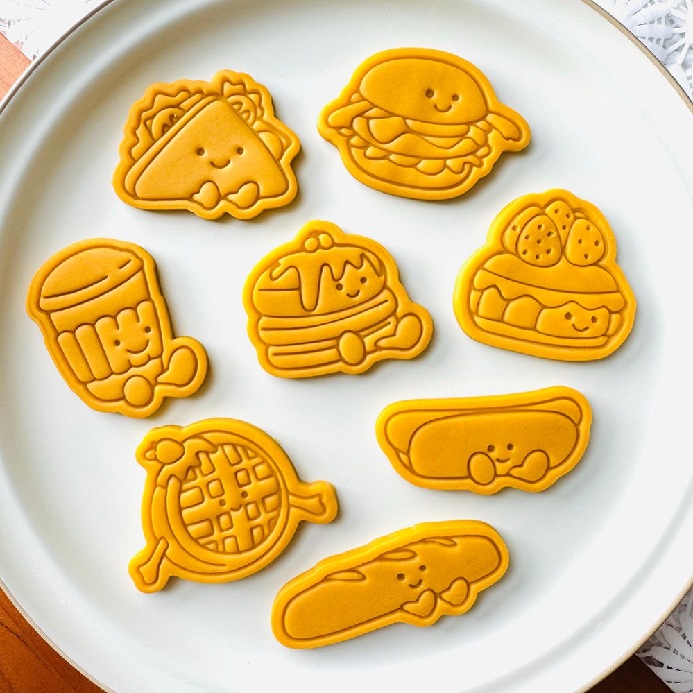 Cute Burger Sandwich Cookie Cu - Kitchen Appliances For Baking 评论和价格