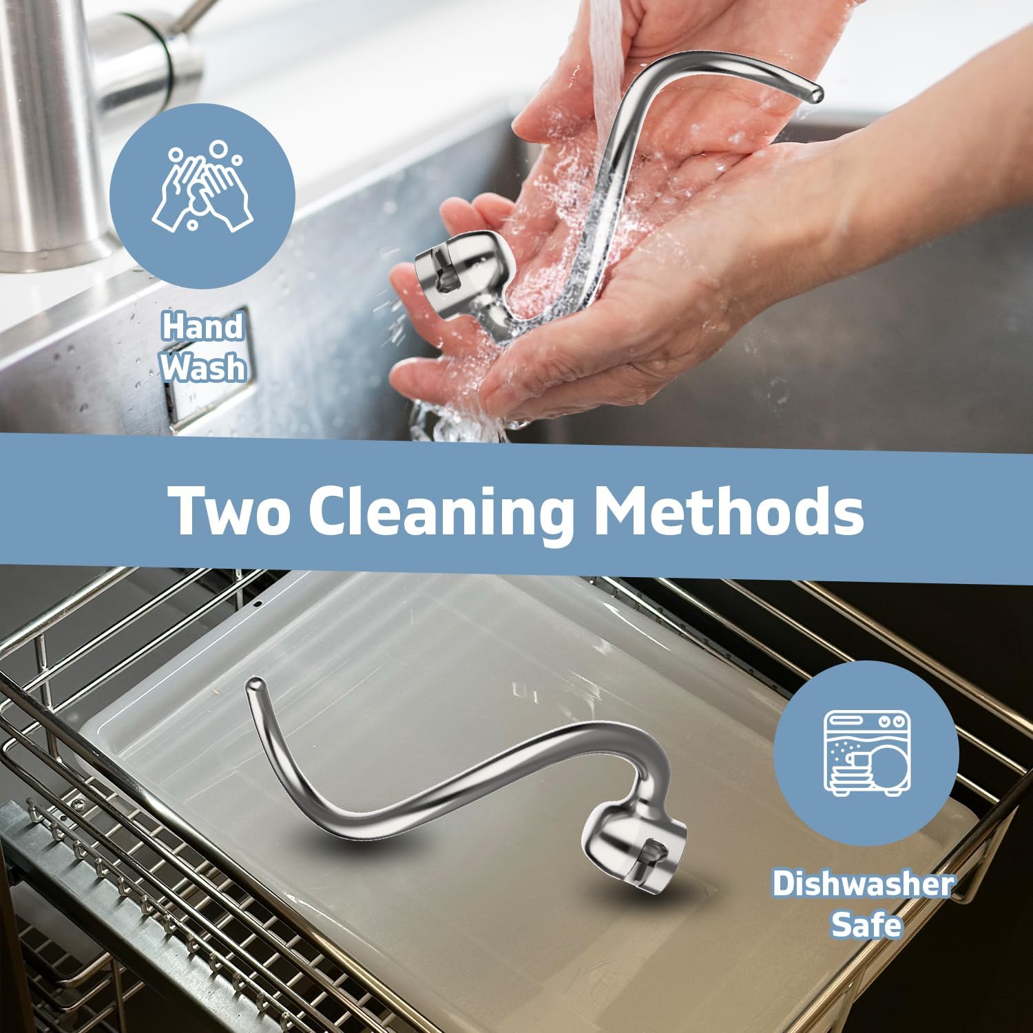 Stainless Steel Dough Hook for - Kitchenaid Mixer Pro 600 评论和价格