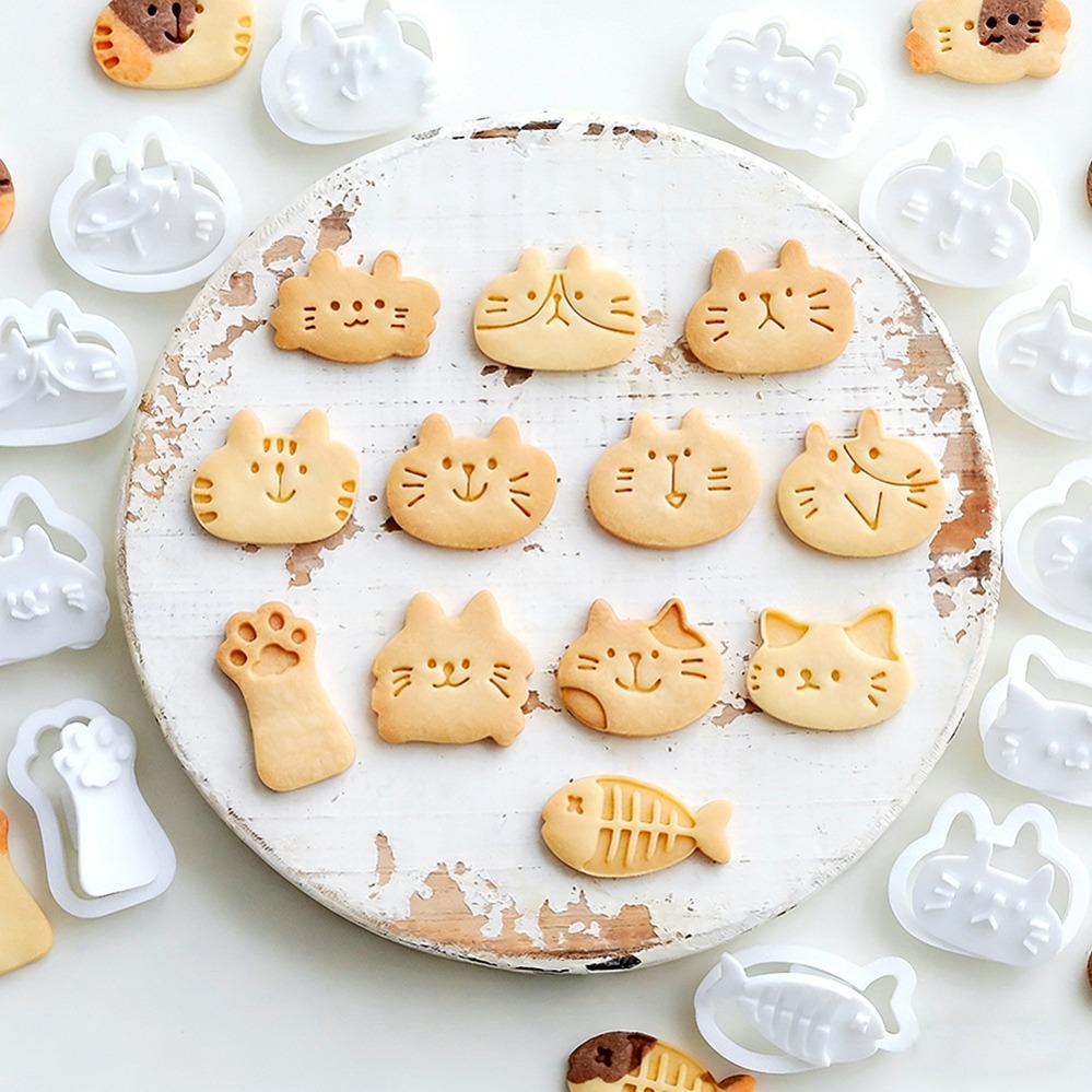 Cute Kitten DIY Stamp Cookie C - Kitchen Appliances For Baking 评论和价格
