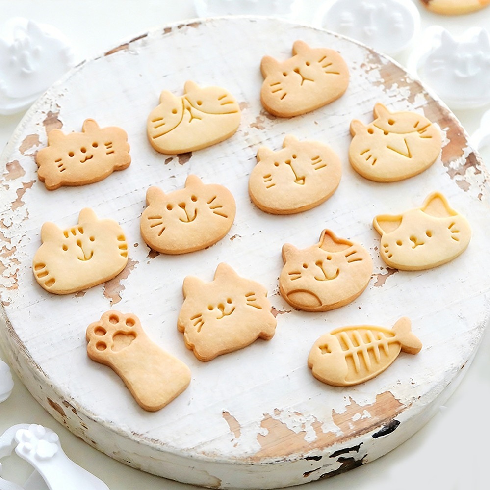 Cute Kitten DIY Stamp Cookie C - Kitchen Appliances For Baking 评论和价格