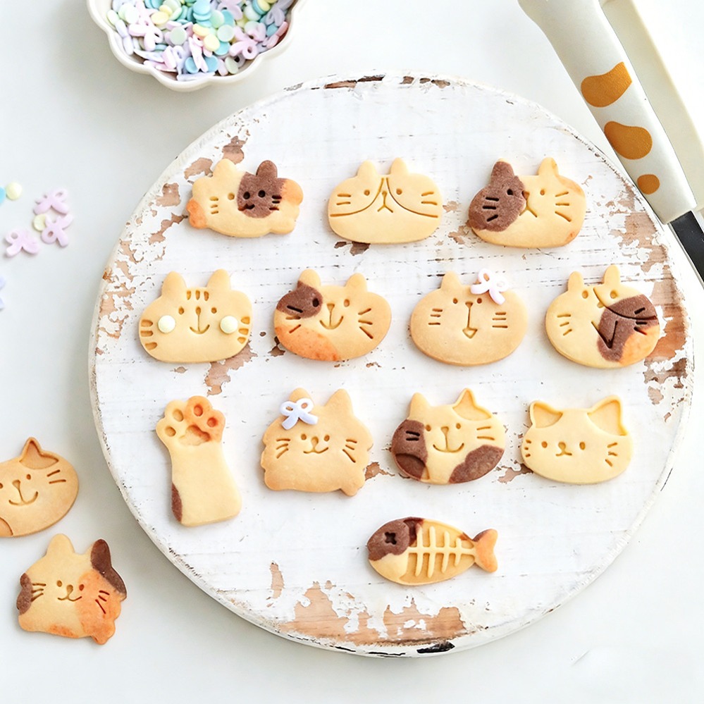 Cute Kitten DIY Stamp Cookie C - Kitchen Appliances For Baking 评论和价格