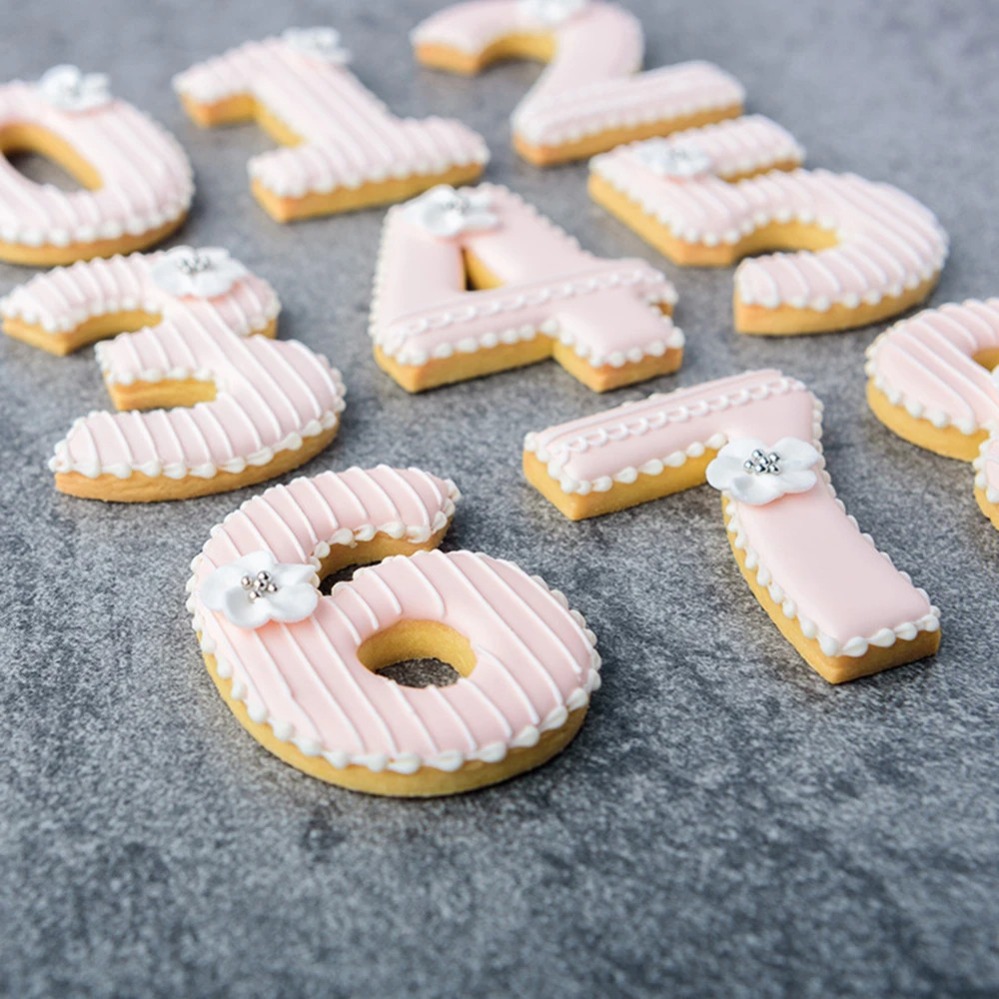 Large Numbers Cookie Cutters B - Kitchen Appliances For Baking 评论和价格