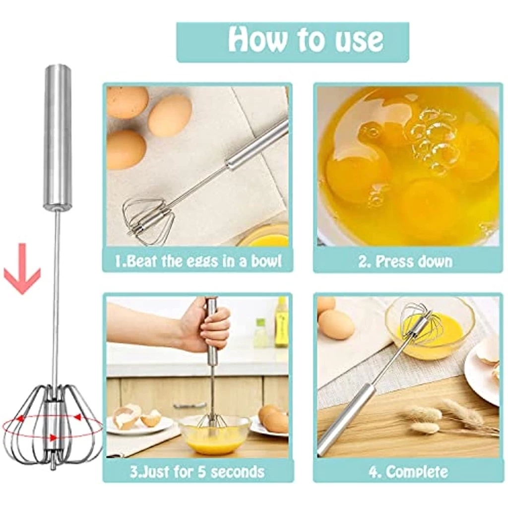 1/3pcs Stainless Steel Egg Bea - Kitchen Appliances For Restaurant 评论和价格