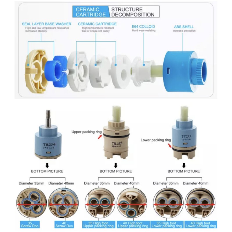 Faucets Mixing Spool Valve 25  - Kitchen Appliances For Restaurant 评论和价格