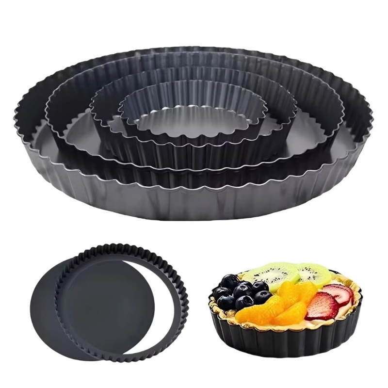 1pc Removable Bottom Fluted Ta - Kitchen Appliances For Baking 评论和价格