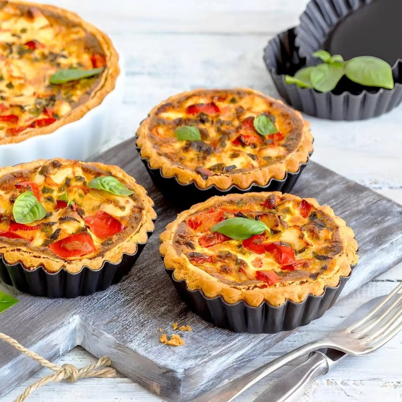 1pc Removable Bottom Fluted Ta - Kitchen Appliances For Baking 评论和价格